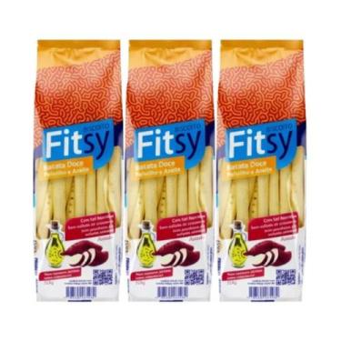 Imagem de Kit 3 Palitos De Batata Doce E Povilho Com Azeite 50G Fitsy