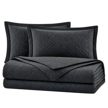 Imagem de Colcha Cocha Cobre Leito Jogo Roupa Cama Casal Padrao 3 Pçs Face Unica