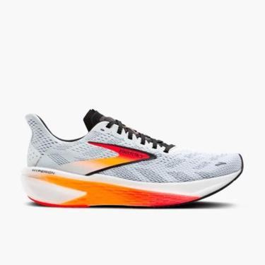 Imagem de Tênis Brooks Hyperion 2 Feminino Cinza/Laranja-Feminino