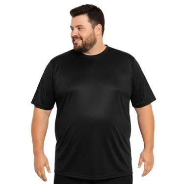 Imagem de Camiseta Térmica Plus Size Manga Curta Masculina Proteção Solar Uv Dry