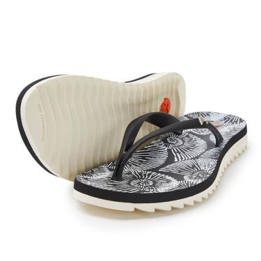 Imagem de Chinelo Kenner Ibiza Pro Spiral Flatform - Preto e Branco - 35-Feminino