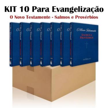 Imagem de Kit 10 - O Novo Testamento - Salmos e Provérbios Evangelismo - João Fe