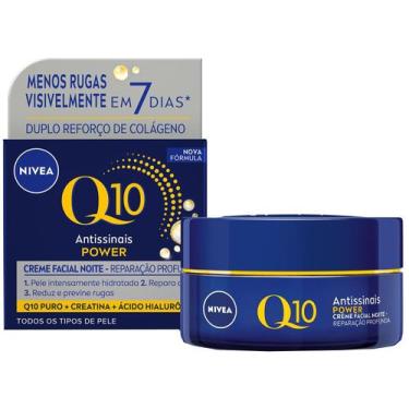 Imagem de Creme Facial Noite Q10 Power Antissinais + Elasticidade 50g - Nivea