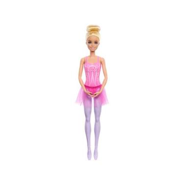 Imagem de Barbie Profissoes Boneca Bailarinas Ballet PINK Mattel HRG33, Rosa, Ba