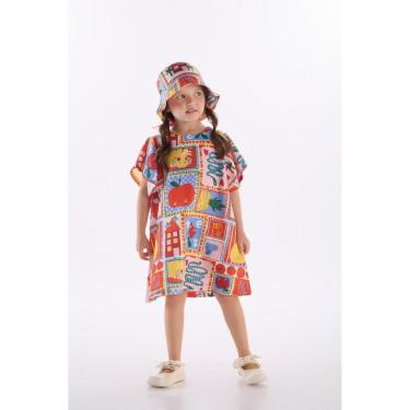 Imagem de Vestido Infantil em Viscolinho Três e Já-Feminino
