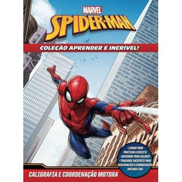 Imagem de Aprender incrível marvel homem aranha - caligrafia e coordenação motor