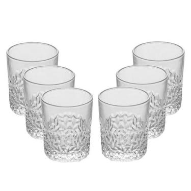Imagem de Jogo De 6 Copos Baixos De Cristal Para Bebidas 310ml Wolff