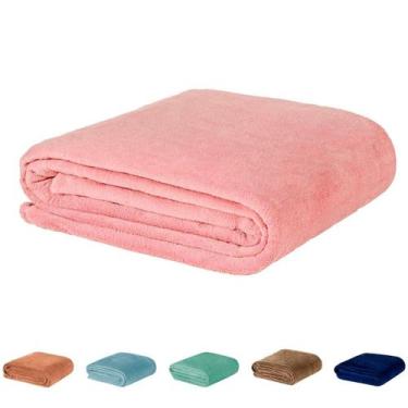 Imagem de Manta Fleece Coberta Bélgica Casal Queen 2,40m x 2,20m Soft Lisa - Bia
