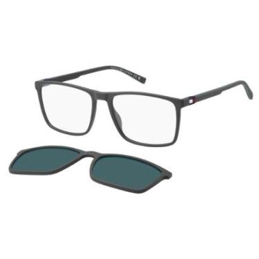 Imagem de Armação de Óculos Tommy Hilfiger Th2320/c Kb7 56 Cinza Fosco-Masculino