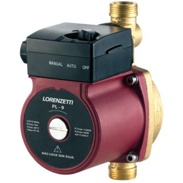 Imagem de Bomba pressurizadora 120 watts 1500 L/H - PL-9 Lorenzetti (110V), 110V