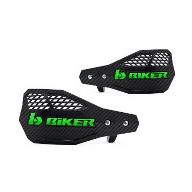 Imagem de Protetor De Mão Biker Carbon A1r Preto/verde