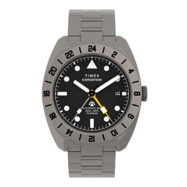 Imagem de Relógio Timex Expedition Pioneer Titanium Automatic GMT TW2Y63500 Masculino 41mm-Masculino