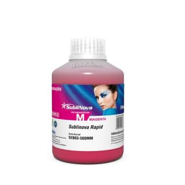 Imagem de Tinta Sublinova Rapid 500ml Magenta Compatível com Impressora Jato de 