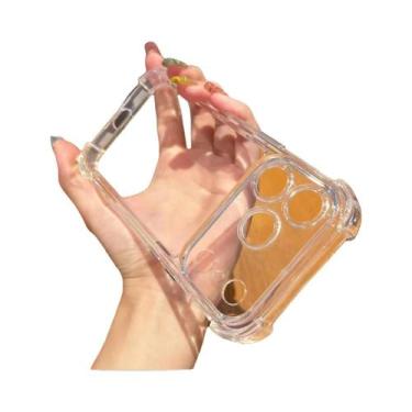 Imagem de Capa Transparente De Acrílico Luxuosa E À Prova De Choque Para iPhone 