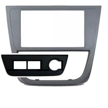 Imagem de Moldura Painel 2DIN Multimidia Gol Voyage Saveiro G5 - Grafite - FIAMO
