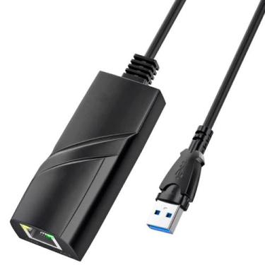 Imagem de Cabo Adaptador de LAN Ethernet para USB 3.0 Internet PC - Exbom