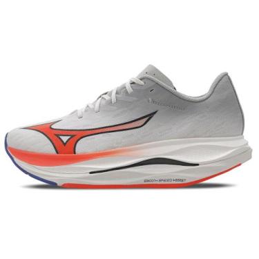 Imagem de Tênis de Corrida Mizuno Wave Rebellion Flash 3 Masculino, 40, Branco