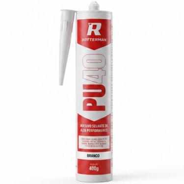 Imagem de Adesivo selante poliuretano cartucho 400g PU40 (Branco) - Rotterman, B