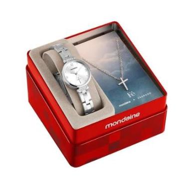 Imagem de Relogio Mondaine   l0mkne  Cruz + Semijoia-Feminino