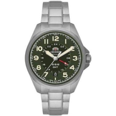 Imagem de Relógio Masculino Orient Sport Land GMT Automático 3 Stars NH3SS017E2SX Pulseira Metal...