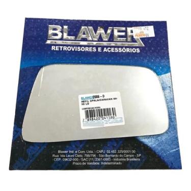 Imagem de Refil Lente Espelho Retrovisor Opala Caravan 1989 1990 L.e - Blawer