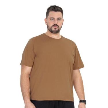 Imagem de Camiseta Masculina Plus Size Básica Diâmetro  Algodão, Vintage, G1
