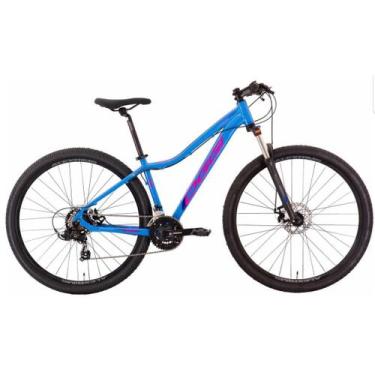 Imagem de Bicicleta Aro 29 Oggi Float Sport - Azul/Rosa/Roxa - Oggi Bikes, Taman