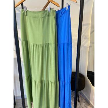 Imagem de Saia longa viscose - Dona Isabel 