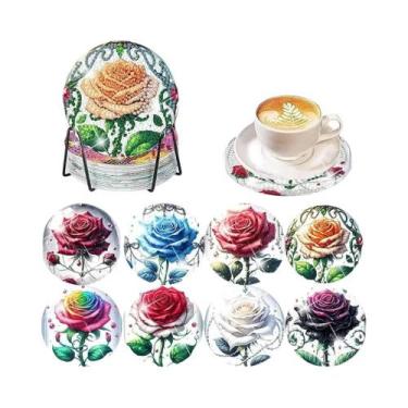 Imagem de Kit De Pintura Diamante Oceano DIY Para Iniciantes Adultos - 8 Peças C