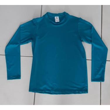 Imagem de Camiseta Proteção Uv 50+ Segunda Pele Unissex Dry Fit Longa - Ases, M,