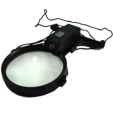 Imagem de Lupa com aumento de 2x/ 4x e luz - 1945 - Prolumen