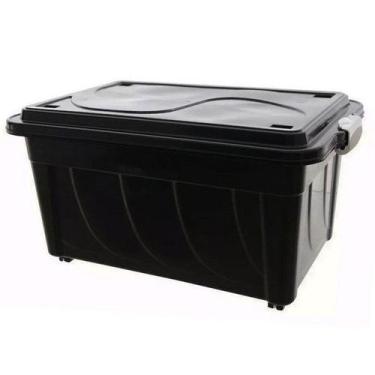 Imagem de Caixa Organizadora 60 Litros Preta - Agraplast