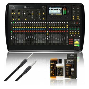 Imagem de Mesa Behringer 32 Canais Digital X32 + Polidor Rove + Cabo P10