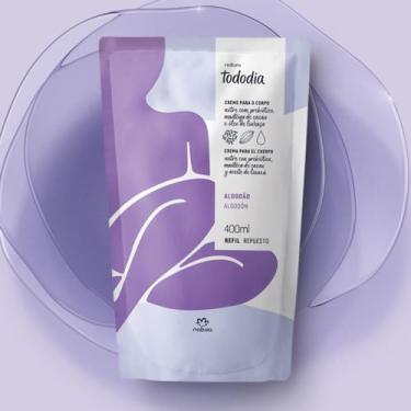 Imagem de Refil Creme Desodorante Nutritivo para o Corpo Tododia Algodão - Natur