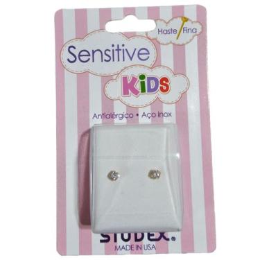 Imagem de Brinco Studex Senstive Kids Zircônia 3MM SK741Y, Dourado