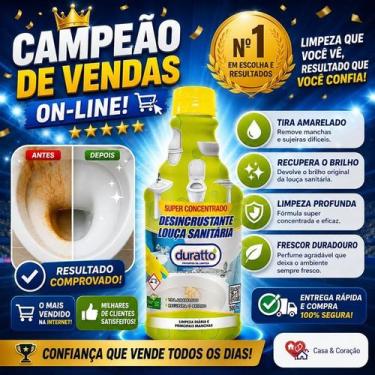 Imagem de Desincrustante para vaso sanitário encardido,  limpador de louças 500 