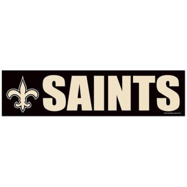 Imagem de Adesivo Faixa Bumper Strip 30x7,5 New Orleans Saints - Wincraft