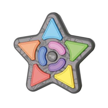 Imagem de Jogo da Memória Estrela 4 em 1 c/ Luz Som DMG06923 - Dm Toys