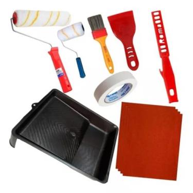 Imagem de Kit De Pintura De Parede Completo Anti Respingo 5 Peças Roma - Gigante