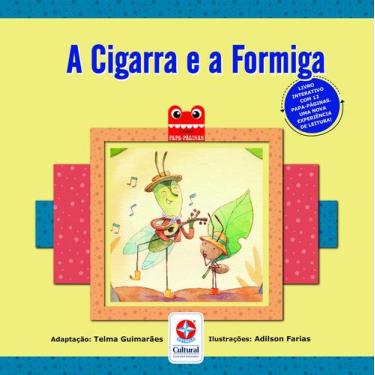 Imagem de Livro - A cigarra e a formiga         
