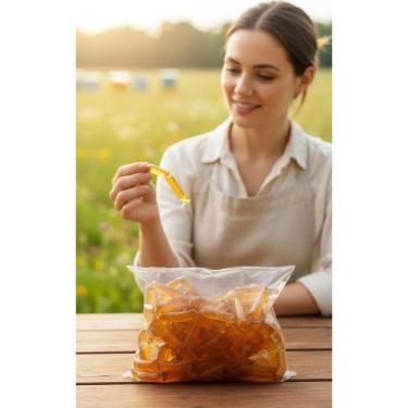 Imagem de Mel Puro Sachê 500g: Doçura Natural e Prática - Congratulations Store