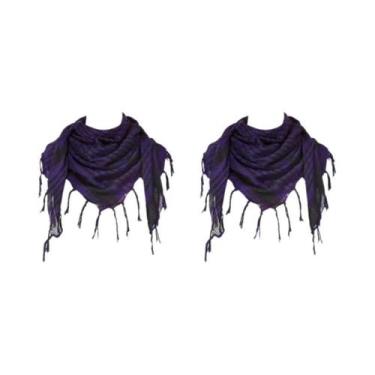 Imagem de Lenço Tático Unissex Keffiyeh Shemagh Para Proteção De Cabeça E Pescoç