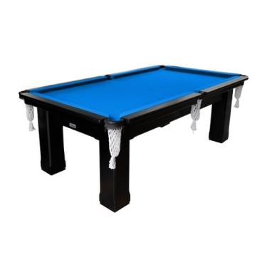 Imagem de Mesa de Sinuca - 2,52x1,40 - Nelson Bilhares, Azul royal
