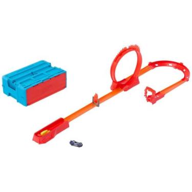 Imagem de Pista Hot Wheels Caixa de Acrobacias de Fogo - Mattel