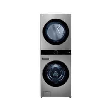 Imagem de Lava e Seca Torre Smart LG WashTower 17kg Inox Look com AIDD WK17VS6A