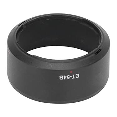Imagem de Protetor de proteção solar de lente, Protetor de lente de câmera ET ‑ 54B Preto em ABS para lente de câmera EF ‑ M 55‑200 mm F