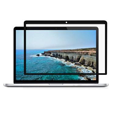 Imagem de Capa para celular 0,3 mm 6H de dureza de superfície HD à prova de arranhões película de PET para MacBook Pro Retina 15,4 polegadas (A1398) (preto) Capas para bolsas (cor preta)