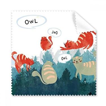 Imagem de Pano de limpeza para gatos que falam coruja protege os amantes de animais de estimação, 5 peças