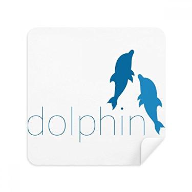 Imagem de Blue Ocean Docile – Tecido de camurça para dois golfinhos – Pacote com 2