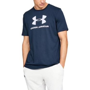 Imagem de Camiseta Under Armour Sportstyle Logo Ss Azul